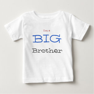 T-shirt Pour Bébé Je m'occupe d'un big brother