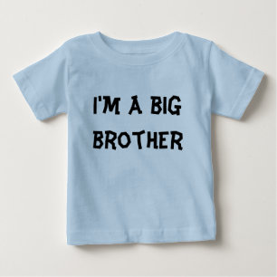 T-shirt Pour Bébé Je m'occupe d'un big brother