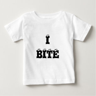 T-SHIRT POUR BÉBÉ JE MORDS