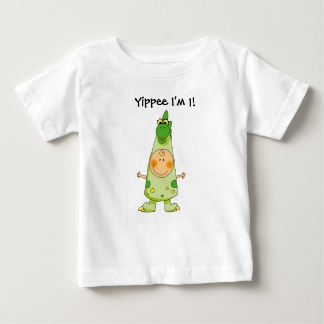 T-shirt Pour Bébé Je n'ai que 1 ! (Devant)