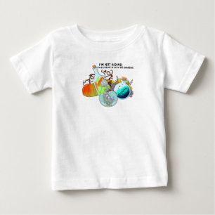 T-shirt Pour Bébé Je ne me cache pas ; je me mélange à drôle