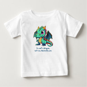 T-shirt Pour Bébé Je ne suis pas un dragon