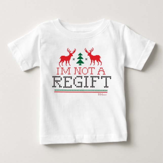 T-shirt Pour Bébé Je ne suis pas un Régiment (Devant)