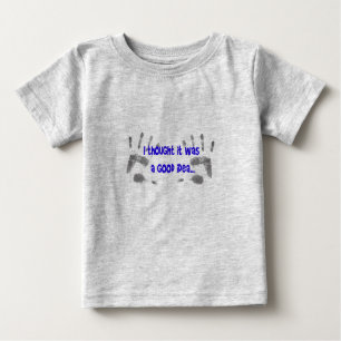 T-shirt Pour Bébé Je pensais...