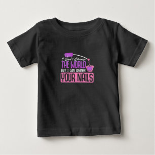 T-shirt Pour Bébé Je Peux Changer Vos Nails
