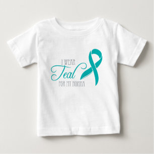 T-shirt Pour Bébé Je porte Teal pour mon Nonna