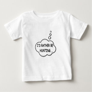 T-shirt Pour Bébé Je préfère chasser