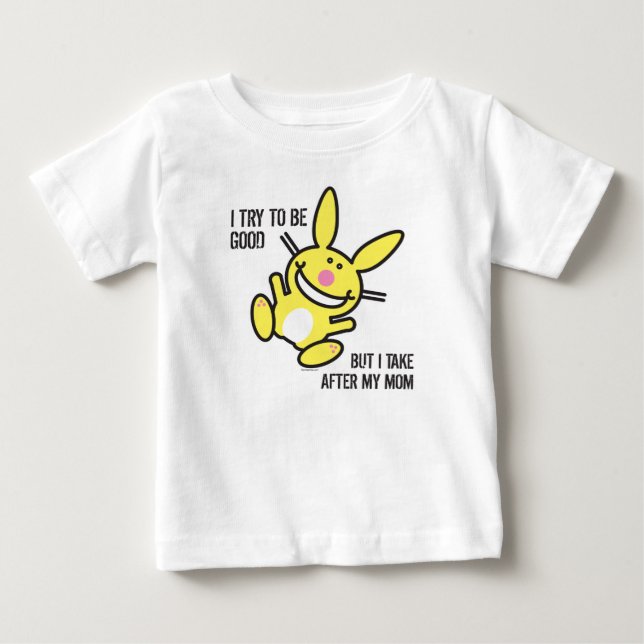 T-shirt Pour Bébé Je prends ma mère (Devant)
