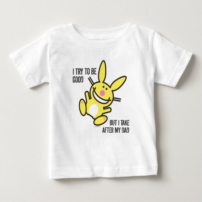 T-shirt Pour Bébé Je prends mon père (Devant)