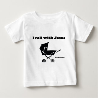 T-shirt Pour Bébé Je roule avec Jésus