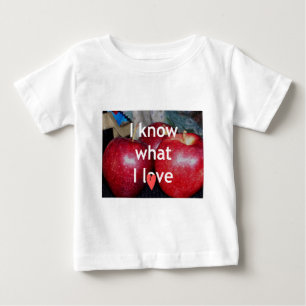 T-shirt Pour Bébé "Je sais ce que j'aime" – Conception sur le thème