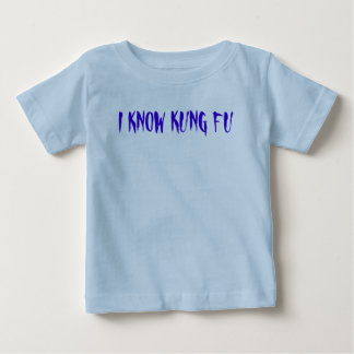 T-SHIRT POUR BÉBÉ JE SAIS KUNG FU