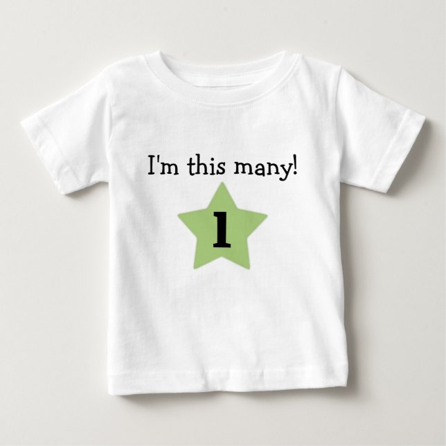 T-shirt Pour Bébé Je suis ces beaucoup ! (Devant)