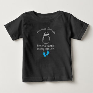T-shirt Pour Bébé Je suis dans une bouteille de fitness dans ma bouc