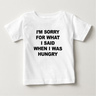 T-shirt Pour Bébé Je suis DÉSOLÉ POUR CE QUE J'AI DIT QUAND J'AVAI