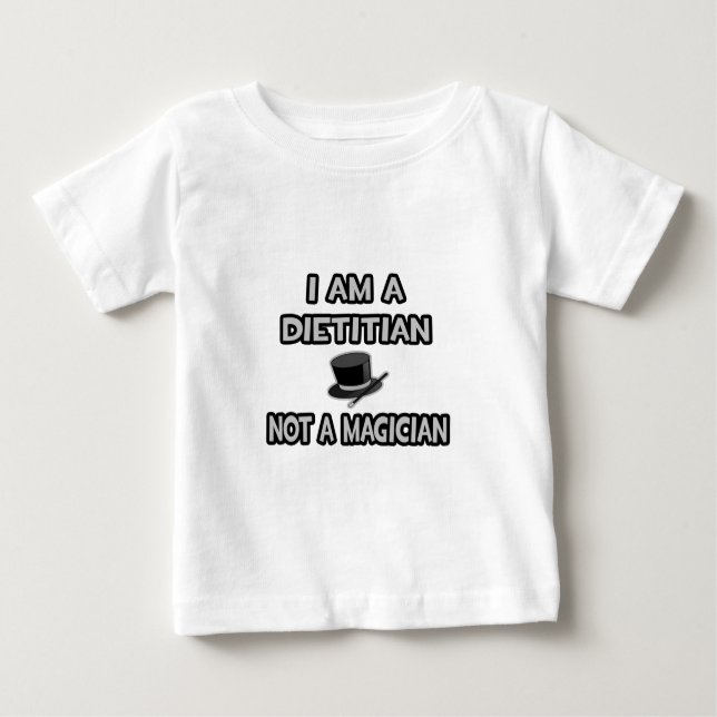 T-shirt Pour Bébé Je Suis Diététiste... Pas un magicien (Devant)