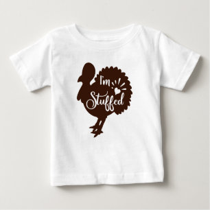 T-shirt Pour Bébé Je suis farci Drôle Thanksgiving