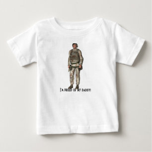 T-shirt Pour Bébé "Je suis fier de mon papa !