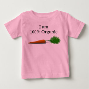T-shirt Pour Bébé Je suis habillement infantile organique de 100%