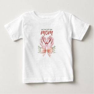 T-shirt Pour Bébé Je suis impatiente d'être ta maman