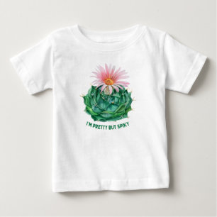 T-shirt Pour Bébé Je suis jolie mais piquante