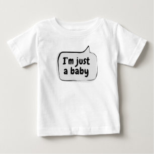 T-shirt Pour Bébé Je suis juste une bulle de parole de bébé