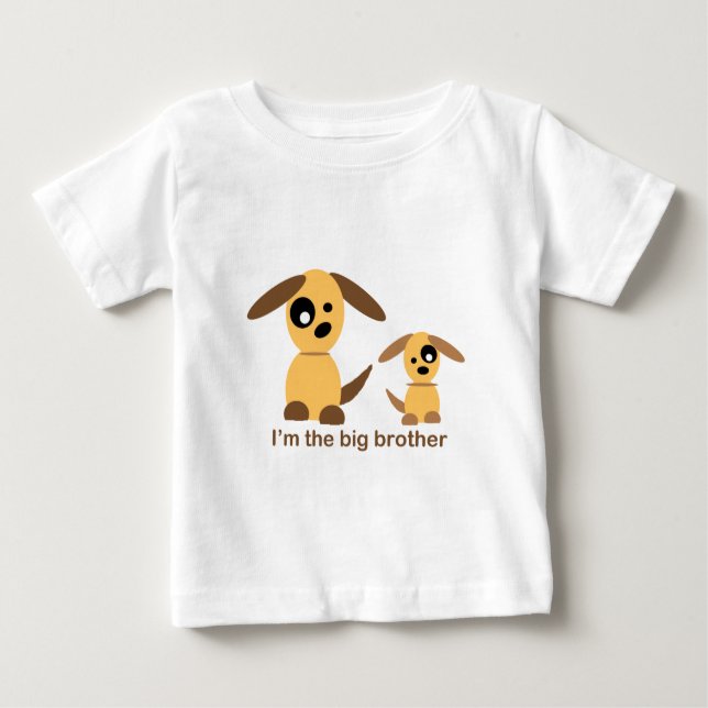 T-shirt Pour Bébé Je suis la chemise Big Brother (Devant)