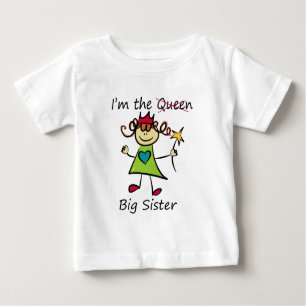 T-shirt Pour Bébé Je suis la grande soeur