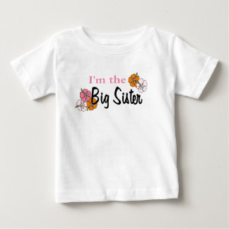 T-shirt Pour Bébé Je suis la grande soeur