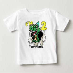 T-shirt Pour Bébé Je suis le dinosaure 2