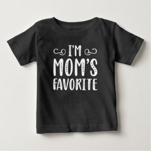 T-shirt Pour Bébé Je suis le favori de maman