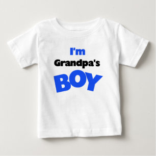 T-shirt Pour Bébé Je suis le garçon de grand-père