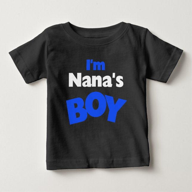 T-shirt Pour Bébé Je suis le garçon de Nana (Devant)