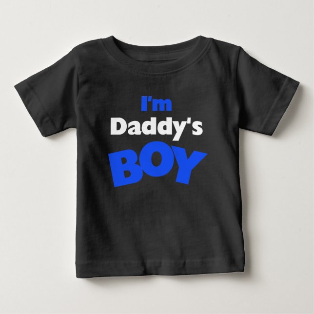 T-shirt Pour Bébé Je suis le garçon de papa (Devant)