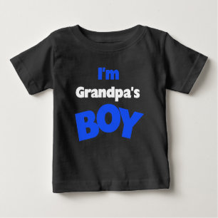 T-shirt Pour Bébé Je suis le garçon du grand-papa