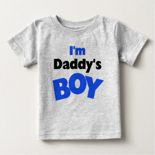 T-shirt Pour Bébé Je suis le garçon du papa