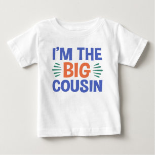 T-shirt Pour Bébé Je suis le grand cousin