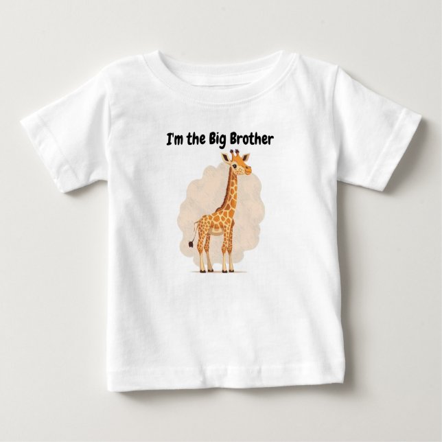 T-shirt Pour Bébé Je suis le grand frère Modern Boy's Toddler T-Shir (Devant)