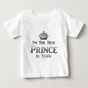 T-shirt Pour Bébé Je suis le nouveau prince en ville
