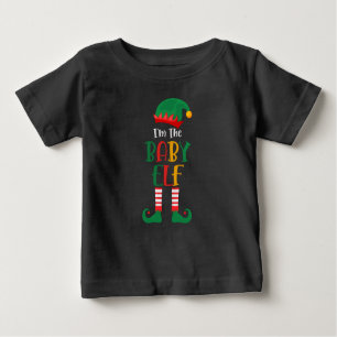 T-shirt Pour Bébé Je Suis Le Petit Elfe Qui Correspond À Noël