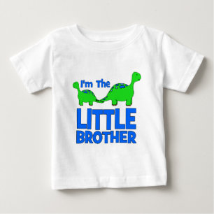 T-shirt Pour Bébé Je suis le PETIT FRÈRE ! Cadeau Dinosaure Personna