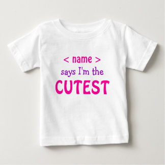 T-shirt Pour Bébé Je suis le plus mignon
