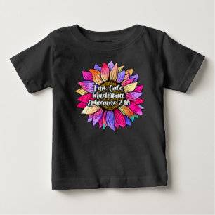 T-shirt Pour Bébé Je suis le tee-shirt chef-d'oeuvre de Dieu