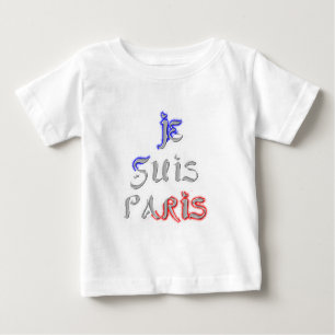 T-shirt Pour Bébé Je Suis Paris Art Print
