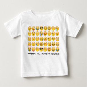 T-shirt Pour Bébé Je suis plein d'Emojis. . . Tee - shirt Toddler Em
