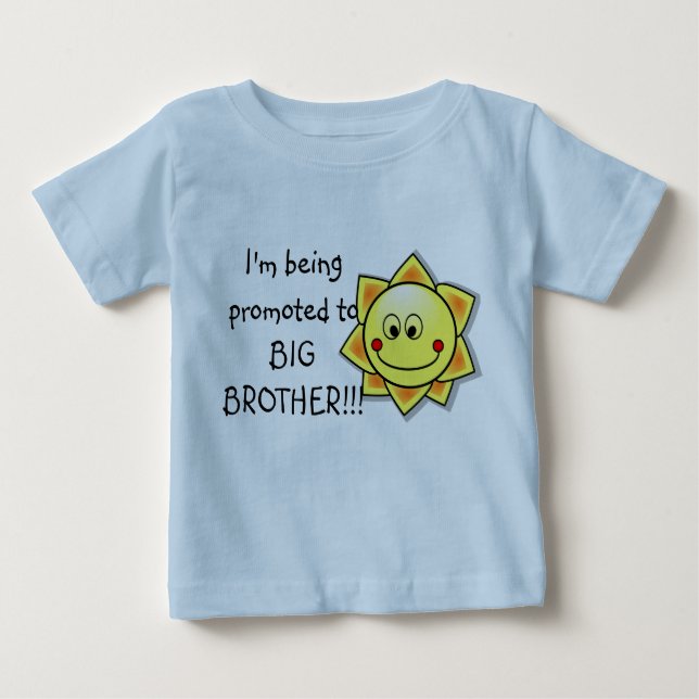 T-shirt Pour Bébé Je suis promu en T-shirt bébé Big Brother (Devant)