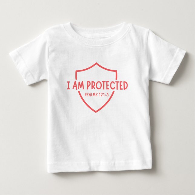 T-shirt Pour Bébé Je Suis Protégé (Devant)