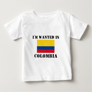 T-shirt Pour Bébé Je suis Recherché en Colombie