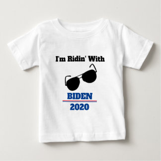 T-shirt Pour Bébé Je suis Ridin' avec Biden en 2020