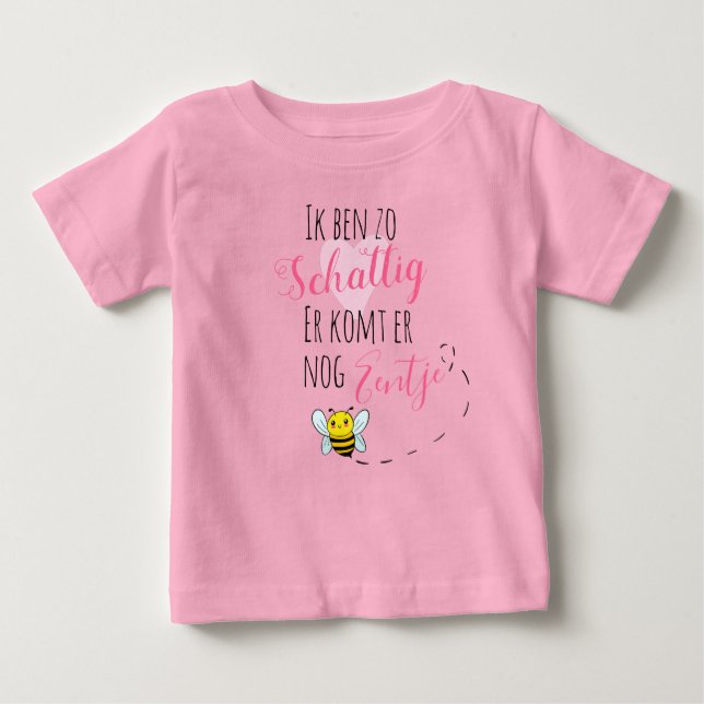 T-shirt Pour Bébé Je suis si mignon... Grossesse et étourdissement (Devant)